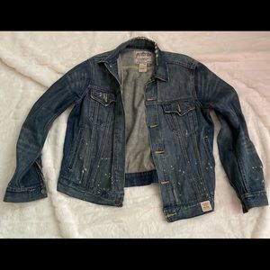 Abercrombie & Fitch Distressed Jean Jacket